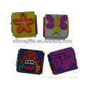 Colourful EVA foam dice